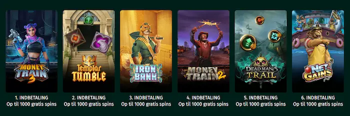 WizzSpin Casino Danmark spil